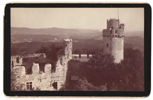 Fotografie unbekannter Fotograf, Ansicht Auerbach, Ruine des Schlosses