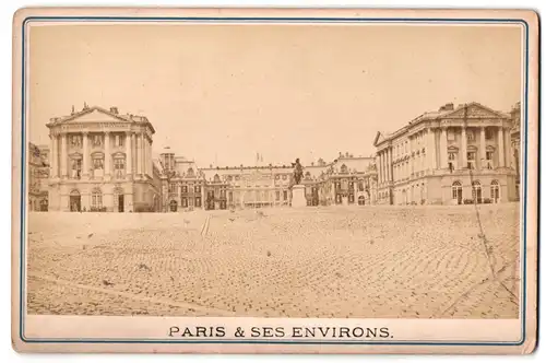 Fotografie unbekannter Fotograf, Ansicht Versailles, Chateau de Versailles