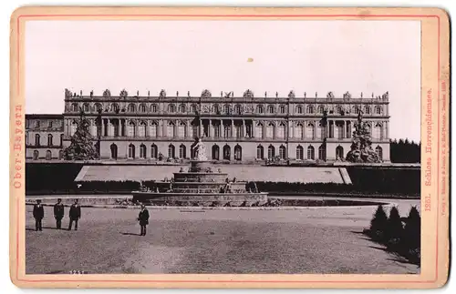 Fotografie Römmler & Jonas, Dresden, Ansicht Herrenchiemsee, Blick auf das Schloss Herrenchiemsee