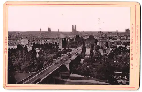 Fotografie Römmler & Joans, Dresden, Ansicht München, Blick in die Stadt vom Maximilianeum