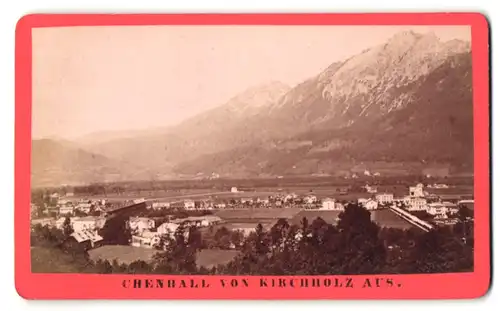 Fotografie unbekannter Fotograf, Ansicht Reichenhall, Ortspartie vom Kirchholz aus gesehen