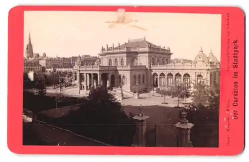 Fotografie Oscar Kramer, Wien, Kohlmarkt 18, Ansicht Wien, Blick auf den Cursalon im Stadtpark