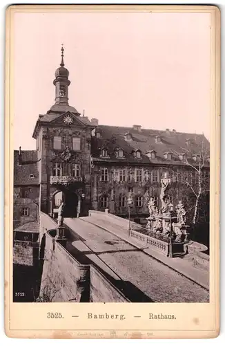 Fotografie Ernst Roepke, Wiesbaden, Ansicht Bamberg, Rathaus