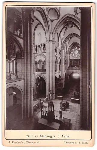 Fotografie J. Fassbender, Limburg, Ansicht Limburg / Lahn, Dom Innenansicht