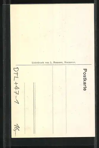 AK Münden, Einjährigen-Kneipe, Ostern 1912, P. K. in Afrika