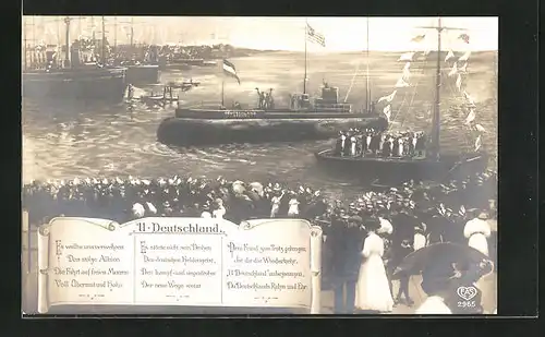 AK U-Boot Deutschland Bremen in Fahrt