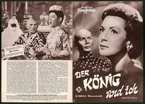 Filmprogramm IFB Nr. 3494, Der König und ich, Deborah Kerr, Yul Brynner, Regie: Walter Lang