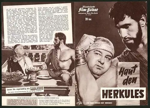 Filmprogramm IFB Nr. 6181, Haut den Herkules, Vicki Trickett, Quinn Redeker, Regie: Edward Bernds