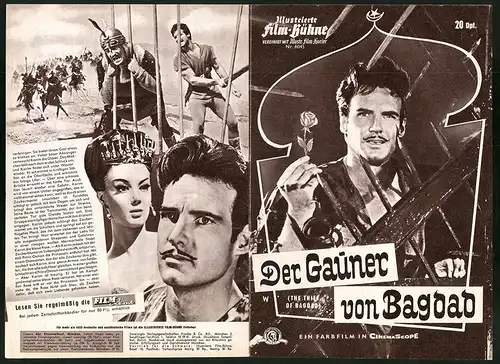 Filmprogramm IFB Nr. 6045, Der Gauner von Bagdad, Steve Reeves, Georgia Moll, Regie: Arthur Lubin