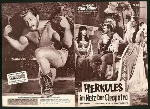 Filmprogramm IFB Nr. 6229, Herkules im Netz der Cleopatra, Brad Harris, Mara Berni, Regie: Gianfranco Parolini