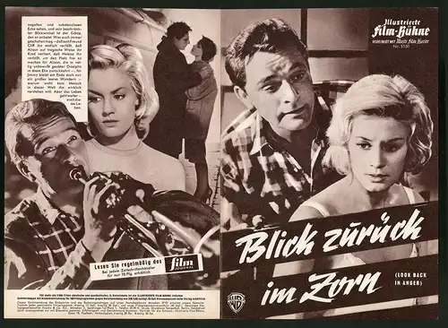 Filmprogramm IFB Nr. 5130, Blick zurück im Zorn, Richard Burton, Claire Bloom, Regie: Tony Richardson