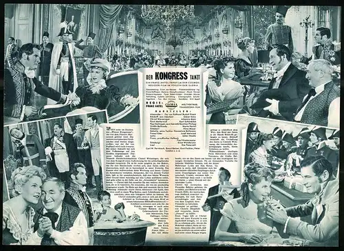 Filmprogramm IFB Nr. 3065, Der Kongress tanzt, Rudolf Prack, Oskar Sima, Regie: Franz Antel