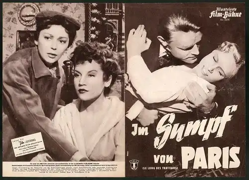 Filmprogramm IFB Nr. 3378, Im Sumpf von Paris, Anne Vernon, Francoise Rosay, Regie: Léonide Moguy
