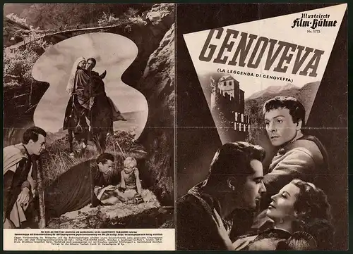 Filmprogramm IFB Nr. 1773, Genoveva, Anne Vernon, Rossano Brazzi, Regie: A. M. Rabenalt