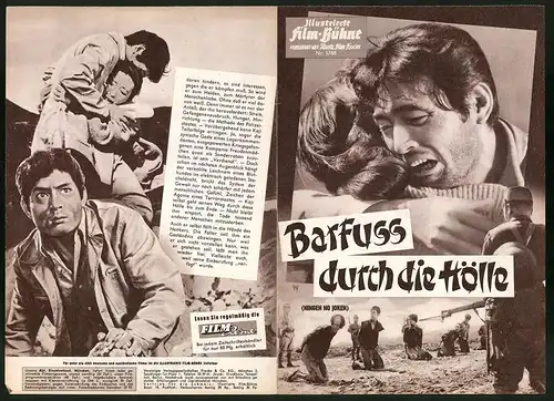 Filmprogramm IFB Nr. 5768, Barfuss durch die Hölle, Tatsuya Nakadai, Michiyo Aratama, Regie: Masaki Kobayashi