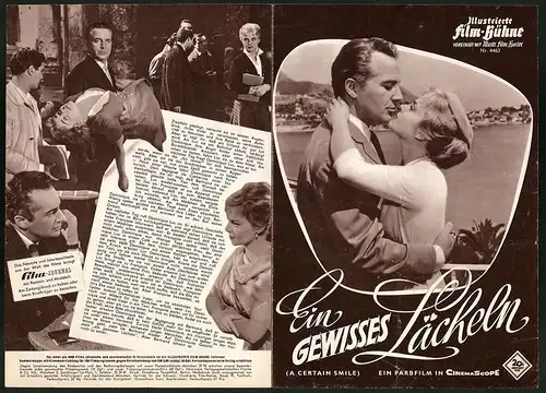 Filmprogramm IFB Nr. 4463, Ein gewisses Lächeln, Rossano Brazzi, Joan Fontaine, Regie: Jean Negulesco