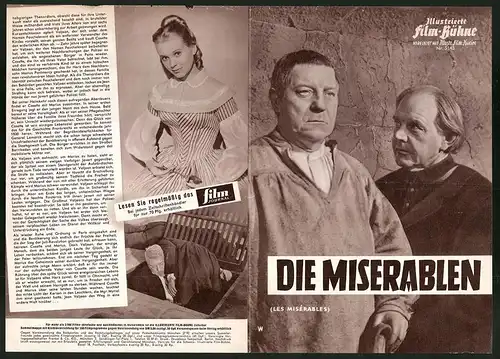 Filmprogramm IFB Nr. 5143, Die Miserablen, Jean Gabin, Bourvil, Bernard Blier, Regie: Jean-Paul Le Chanois