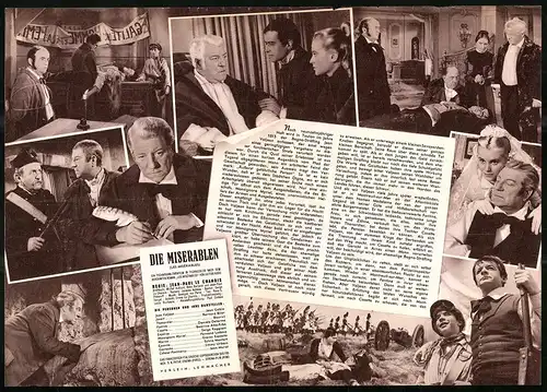 Filmprogramm IFB Nr. 5143, Die Miserablen, Jean Gabin, Bourvil, Bernard Blier, Regie: Jean-Paul Le Chanois