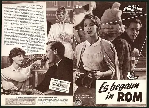 Filmprogramm IFB Nr. 6371, Es begann in Rom, Charlton Heston, Elsa Martinelli, Regie: Melville Shavelson