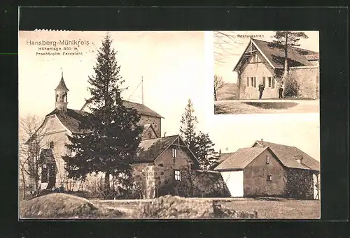 AK Hansberg /Mühlkreis, Restaurant, Kirche