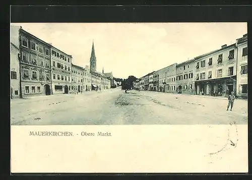 AK Mauerkirchen, Oberer Markt