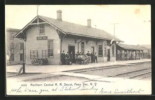 AK Penn Van, NY, Northern Central R. R. Depot