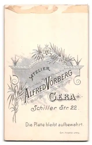 Fotografie Alfred Vorberg, Gera, Schillerstr. 22, Mutter mit Kind im Foto-Atelier