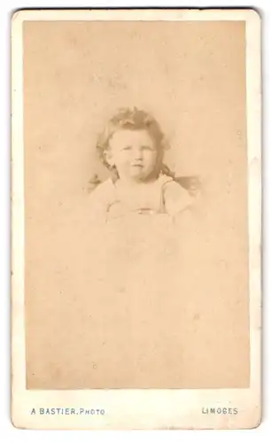 Fotografie A. Bastier, Limoges, Avenue du Pont Neuf, Portrait niedliches Mädchen