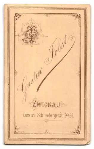 Fotografie Gustav Jobst, Zwickau, äussere Schneebergerstr. 20, Portrait junger Knabe im legeren Anzug mit Melone