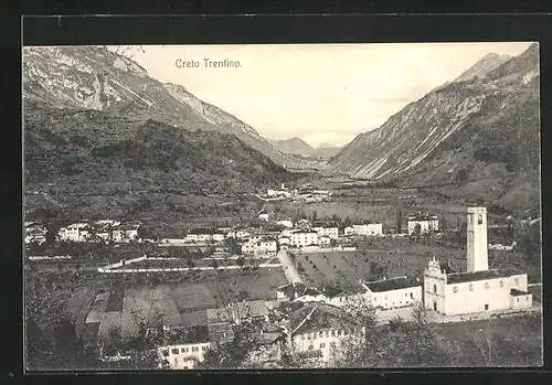 AK Creto Trentino, Teilansicht vom Berge aus