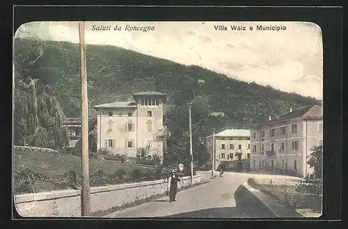AK Roncegno, Villa Waiz e Municipio