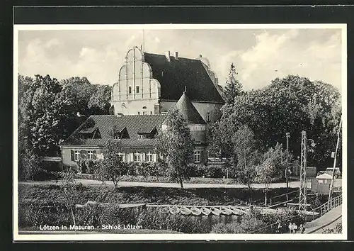 AK Lötzen in Masuren, Schloss Lötzen