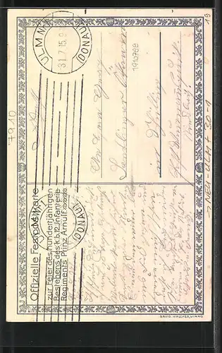AK Neu-Ulm, Hunterjährigen Bestehens des K. b. 12. Infanterieregiments Prinz Arnulf