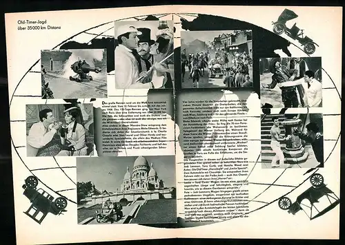 Filmprogramm Film für Sie Nr. 104 /66, Das grosse Rennen rumd um die Welt, Jack Lemmon, Tony Curtis, Regie: B. Edwards