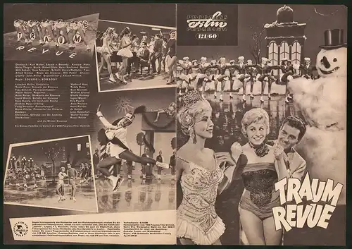 Filmprogramm PFP Nr. 121 /60, Traum Revue, Waltraut Haas, Teddy Reno, Regie: Eduard v. Borsody