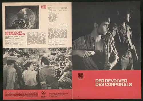 Filmprogramm Film für Sie Nr. 57 /67, Der Revolver des Corporals, Peter Donat, Heinz Tischer, Regie: Rolf Losansky