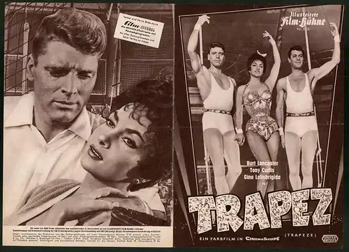 Filmprogramm IFB Nr. 3526, Trapez, Tony Curtis, Gina Lollobrigida, Burt Lancaster, Regie: Sir Carol Reed