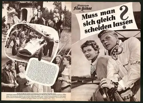 Filmprogramm IFB Nr. 2093, Muss man sich gleich scheiden lassen?, Hardy Krüger, Ruth Leuwerik, Regie: Hans Schweikart