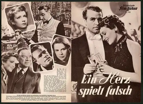 Filmprogramm IFB Nr. 1963, Ein Herz spielt falsch, O. W. Fischer, Ruth Leuwerik, Regie: Rudolf Jugert