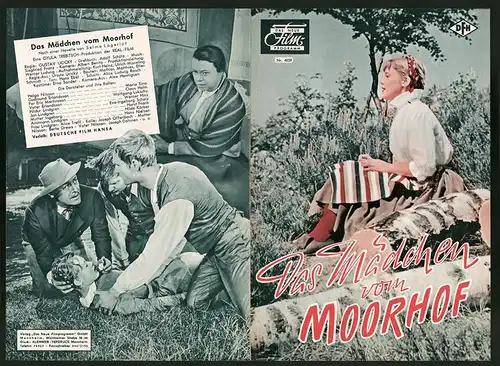 Filmprogramm DNF Nr. 4059, Das Mädchen vom Moorhof, Maria Emo, Claus Holm, Regie: Gustav Ucicky