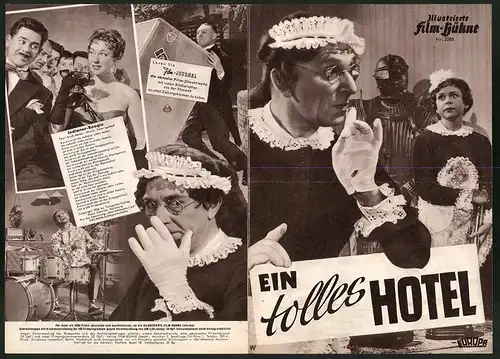 Filmprogramm IFB Nr. 3288, Ein tolles Hotel, Theo Lingen, Ruth Stephan, Regie: Hans Wolff
