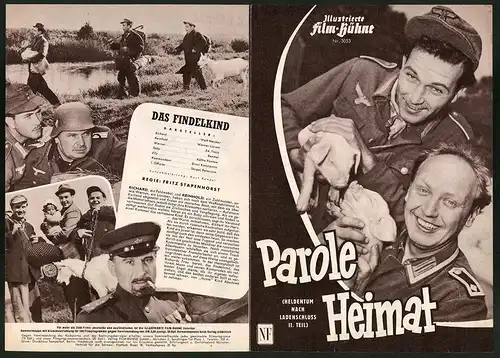 Filmprogramm IFB Nr. 3053, Parole Heimat, Michael Cramer, Rolf Weih, Regie: Hans Fritz Wilhelm