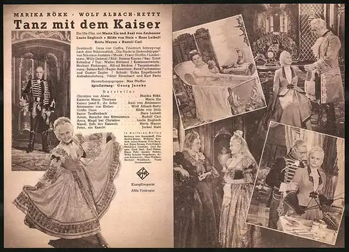 Filmprogramm IFK Nr. 3253, Tanz mit dem Kaiser, Marika Rökk, Maria Eis, Regie: Georg Jacoby