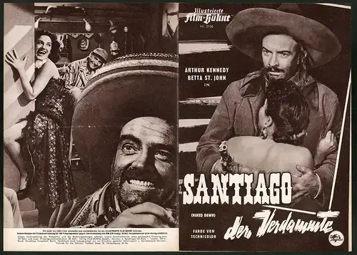 Filmprogramm IFB Nr. 3136, Santiago der Verdammte, Arthur Kennedy, Betta St. John, Regie: Edgar Ulmer