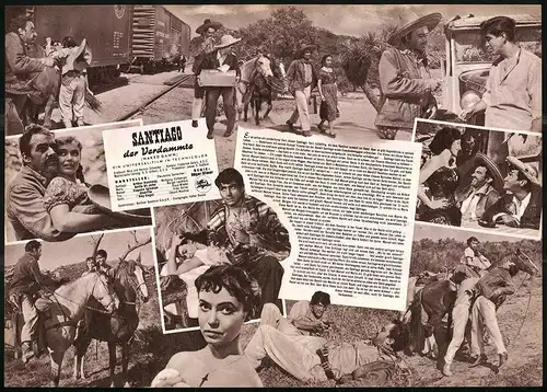 Filmprogramm IFB Nr. 3136, Santiago der Verdammte, Arthur Kennedy, Betta St. John, Regie: Edgar Ulmer