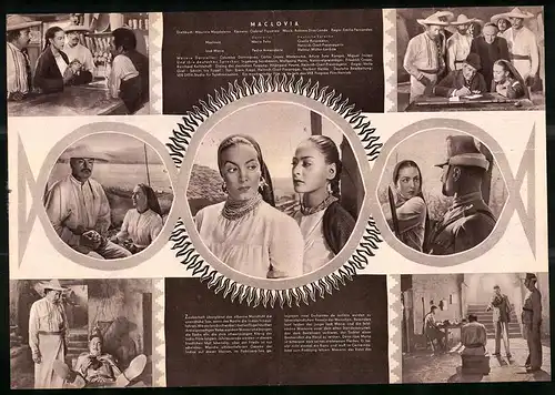 Filmprogramm PFP Nr. 80 /57, Maclovia, Pedro Armendariz, Maria Felix, Regie: Emilio Fernandez