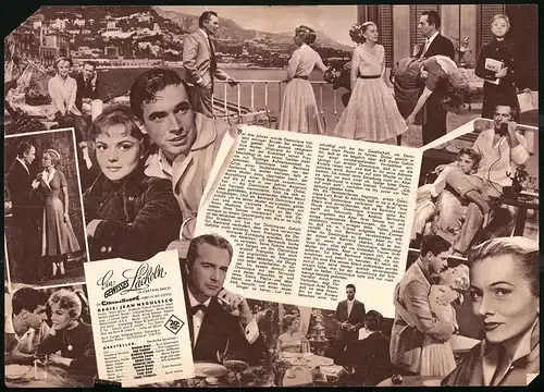 Filmprogramm IFB Nr. 4463, Ein gewisses Lächeln, Rossano Brazzi, Joan Fontaine, Regie: Jean Negulesco