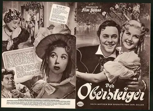 Filmprogramm IFB Nr. 1739, Der Obersteiger, Walter Janssen, Josefin Kipper, Regie: Franz Antel