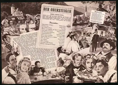 Filmprogramm IFB Nr. 1739, Der Obersteiger, Walter Janssen, Josefin Kipper, Regie: Franz Antel