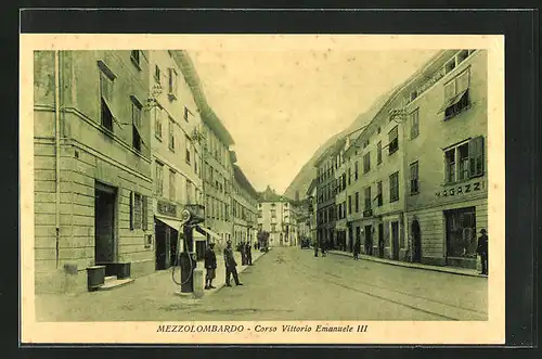 AK Mezzolombardo, Corso Vittorio Emanuele III.